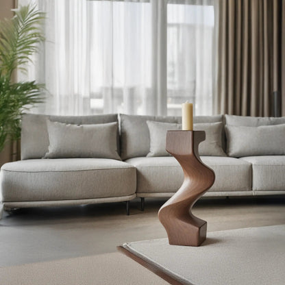 Mid Century Wooden Abstract Sculpture For Furniture Decor Kitchnce