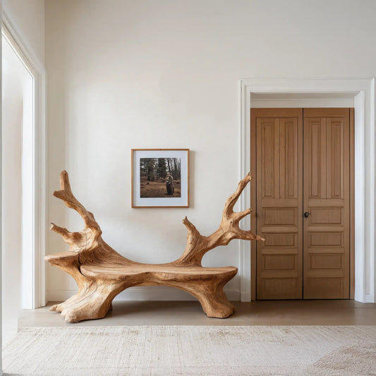 Mid Century Live Edge Bench For Elegant Living Room Accents Kitchnce