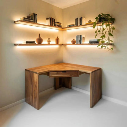 Modern Minimalist Corner Desk For Home Office Setup Kitchnce