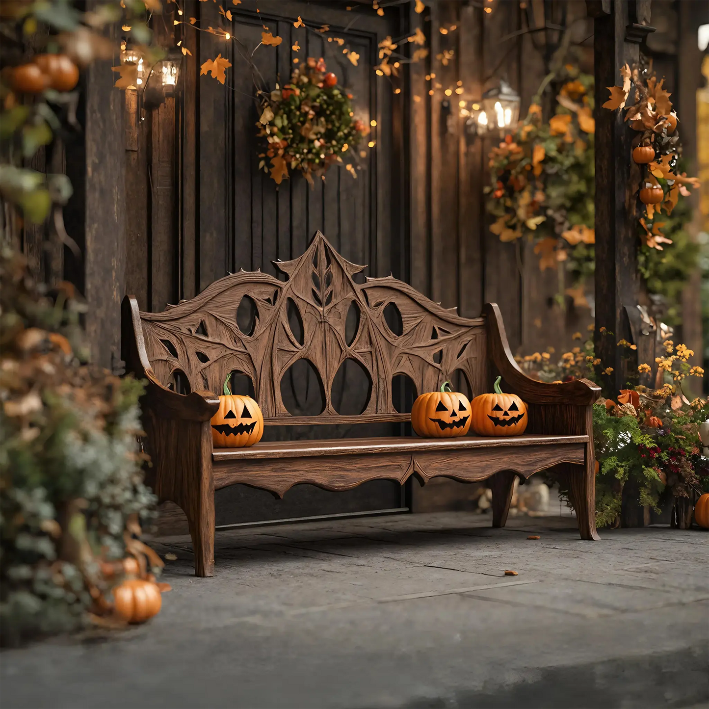 Mid Century Halloween Patio Chair For Spooky Outdoor Design Kitchnce