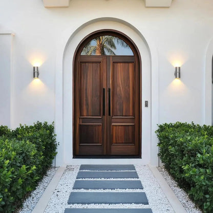 Modern Arched Entry Door For Minimalist Contemporary Home Kitchnce