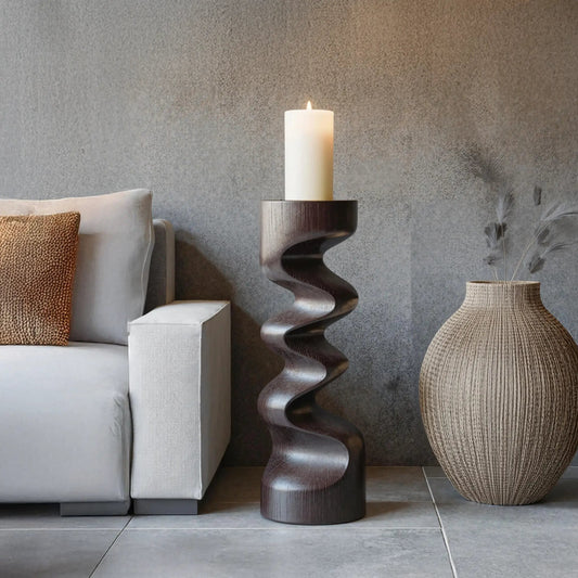 Rustic Wooden Abstract Decor For Living Room Display Kitchnce