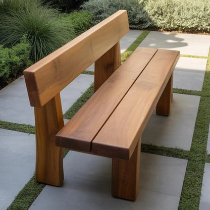 Minimalist Outdoor Garden Bench For Patio Balcony Courtyard Kitchnce