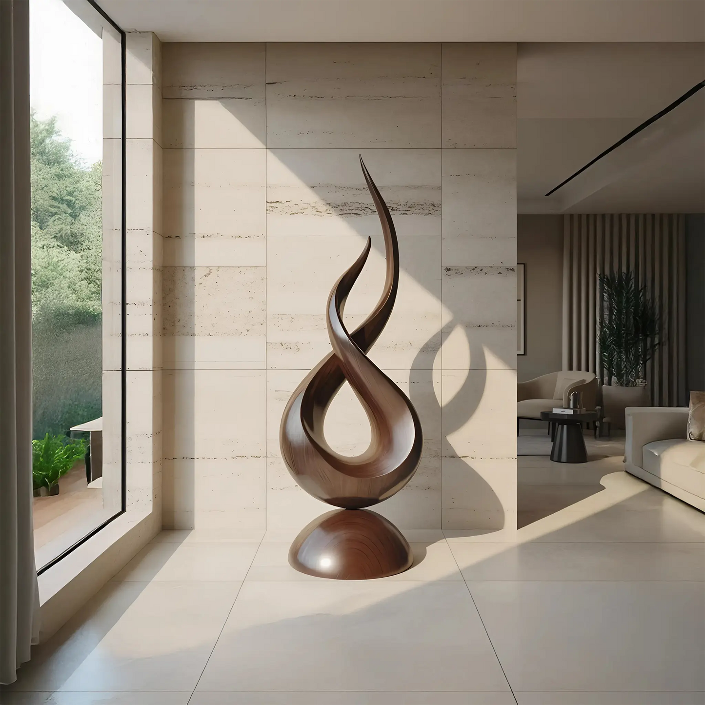 Farmhouse Abstract Sculpture For Garden Outdoor Accent Kitchnce