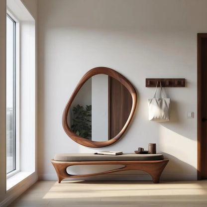 Modern Sculptural Entryway Bench For Living Room Kitchnce