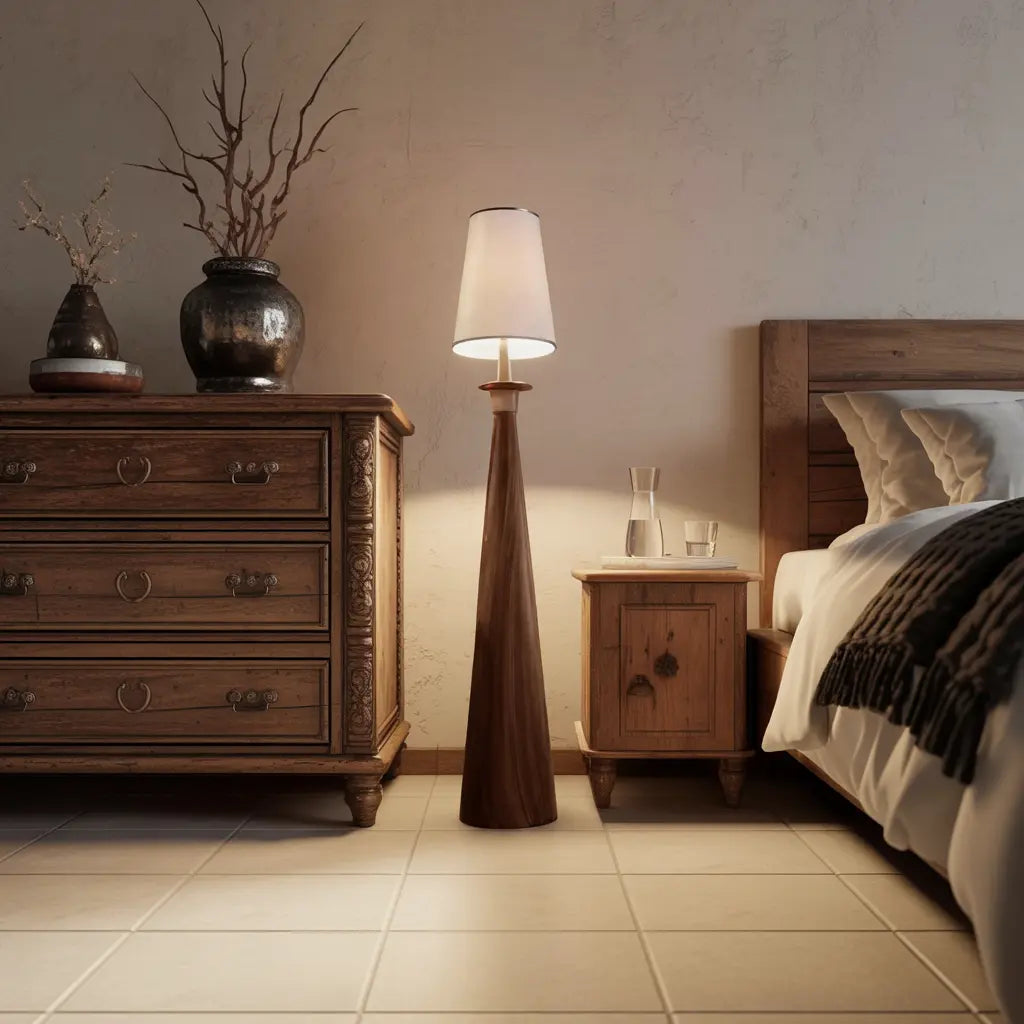 Modern Wood Table Lamps For Bedroom And Living Room Kitchnce