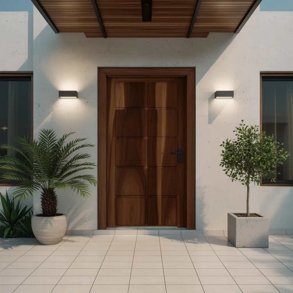 Modern Panel Door Design For Living Room And Hallway Kitchnce