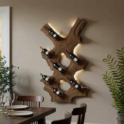 Rustic Wine Stand For Living Room Wood Wine Storage Kitchnce