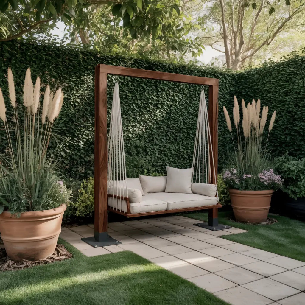 Modern Outdoor Daybed Swing For Poolside Or Garden Kitchnce