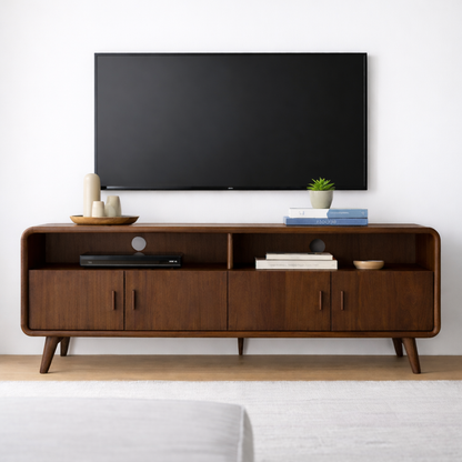 Modern Solid Wood TV Stand for Modern Living Rooms Kitchnce