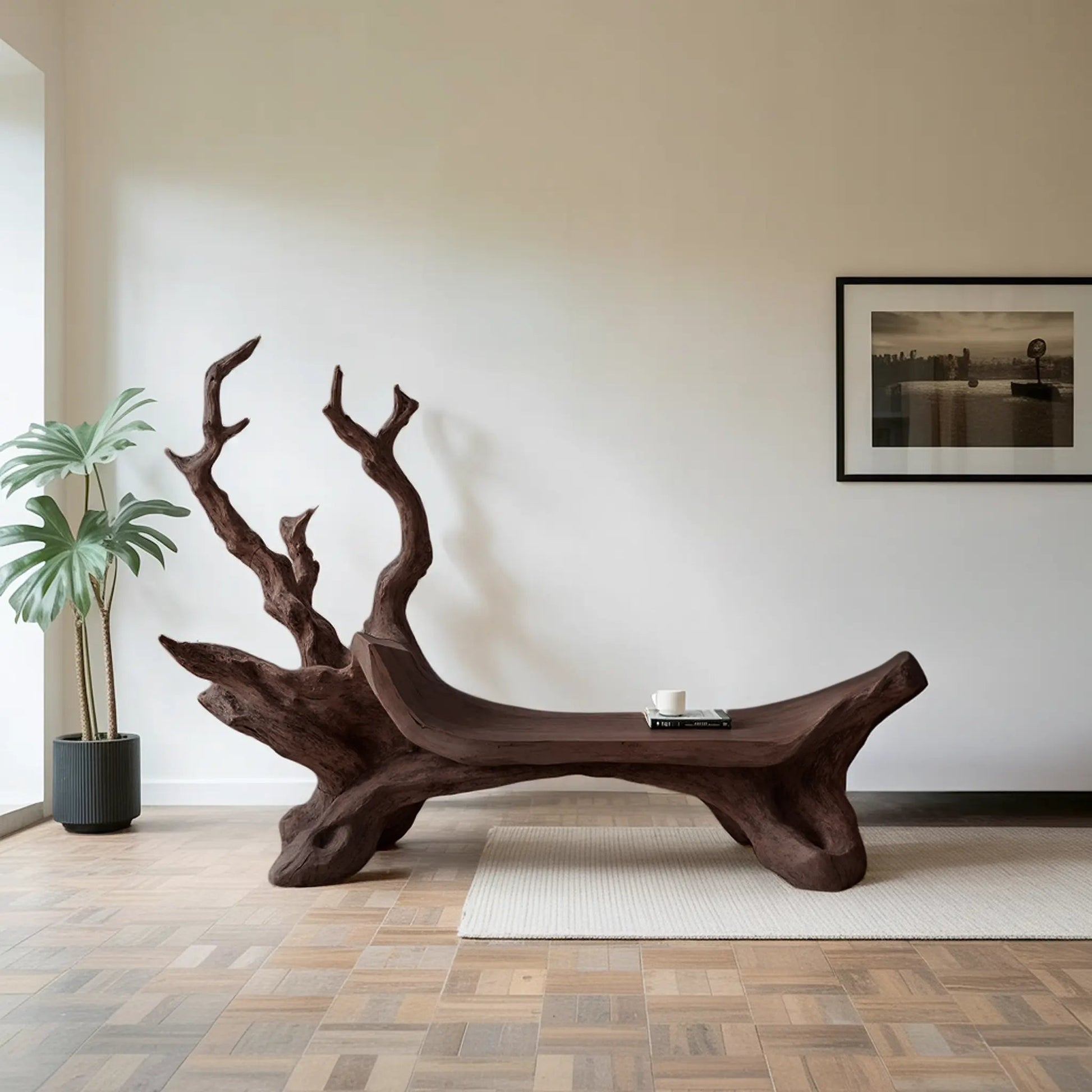Mid Century Wooden Bench For Modern Living Room Decor Kitchnce