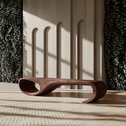 Modern Sculptural Bench For Entryway And Living Room Decor Kitchnce