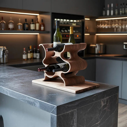 Farmhouse Wine Stand For Furniture Accent Feature Kitchnce