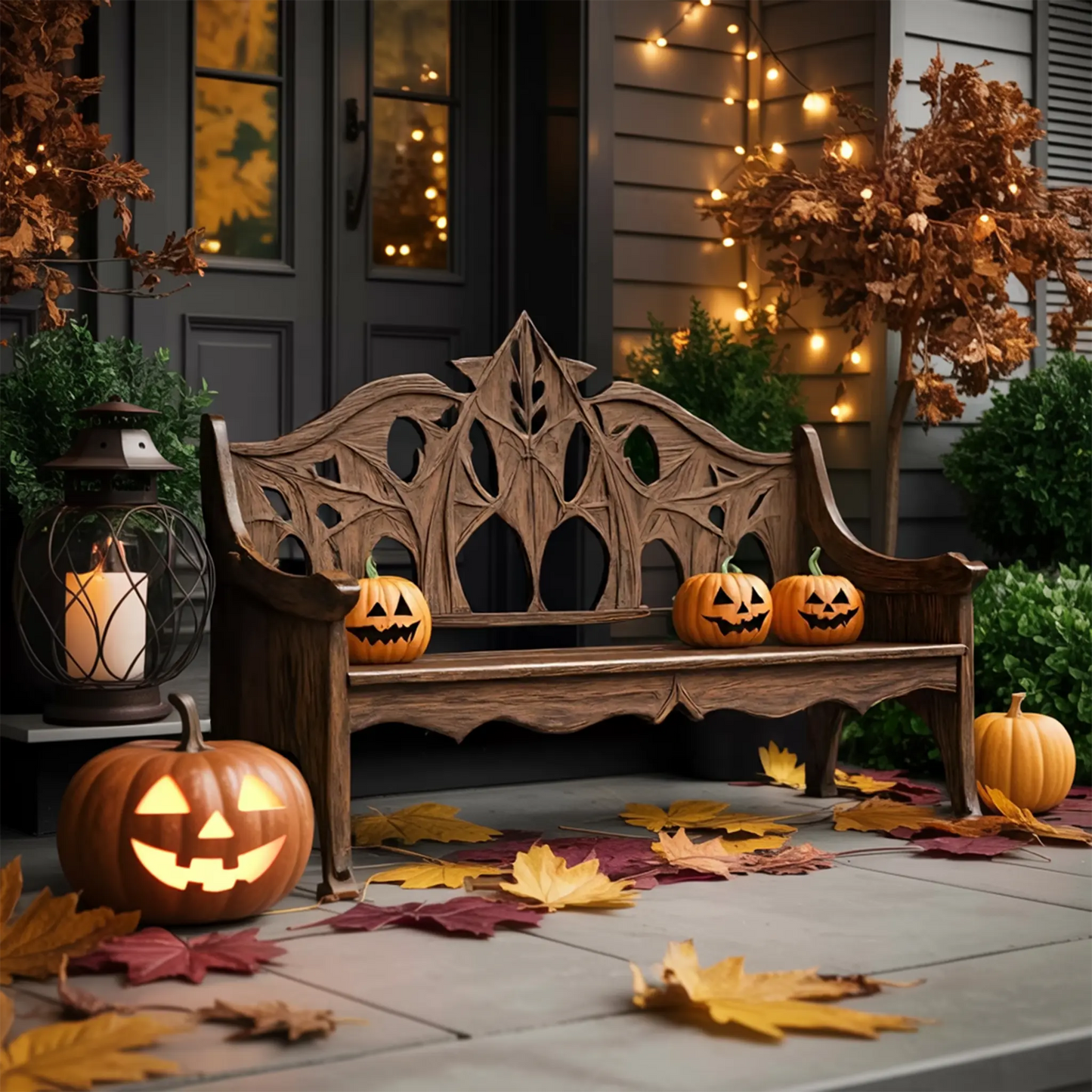 Mid Century Halloween Patio Chair For Spooky Outdoor Design Kitchnce