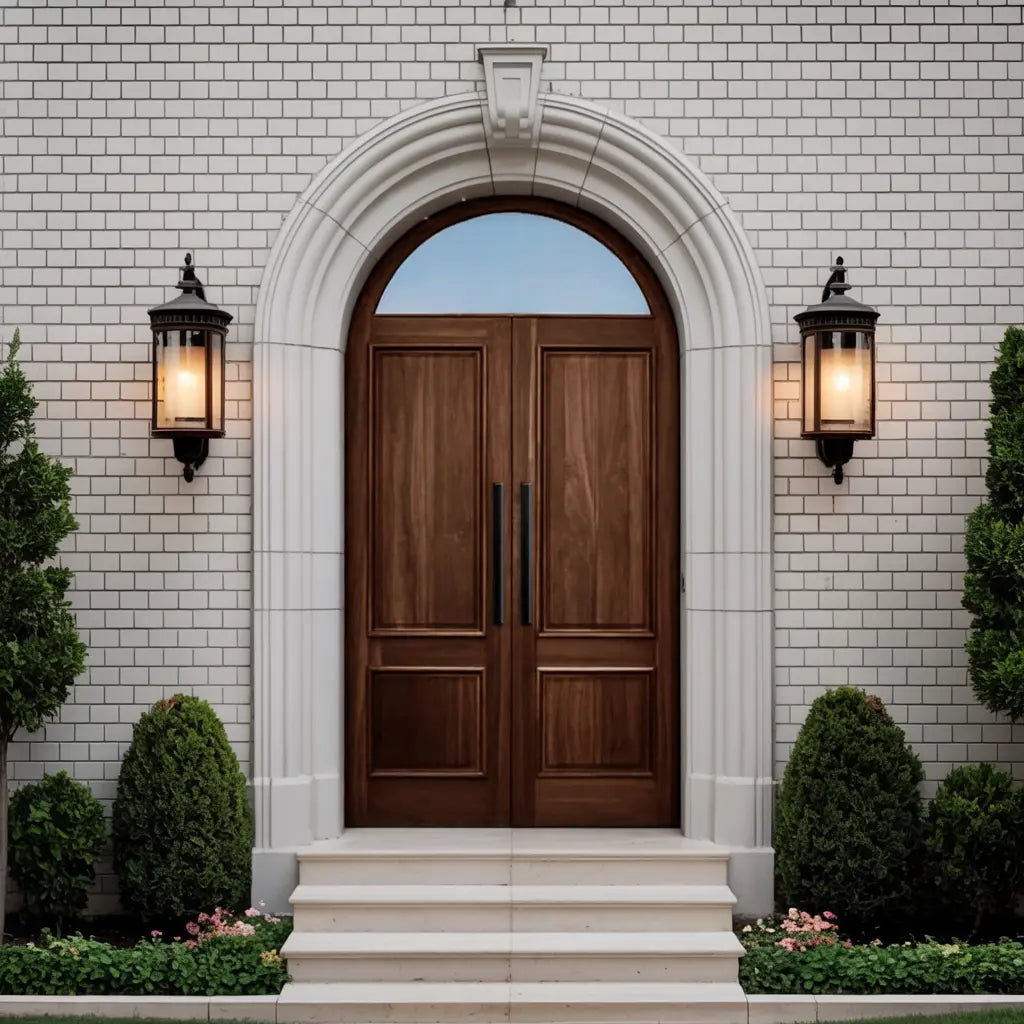 Modern Arched Entry Door For Minimalist Contemporary Home Kitchnce