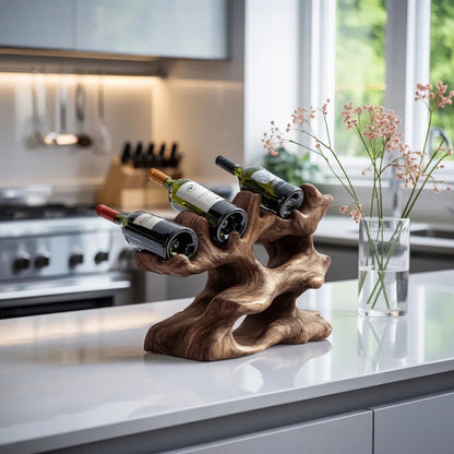 Rustic Wine Rack For Kitchen Island Rustic Feature Kitchnce