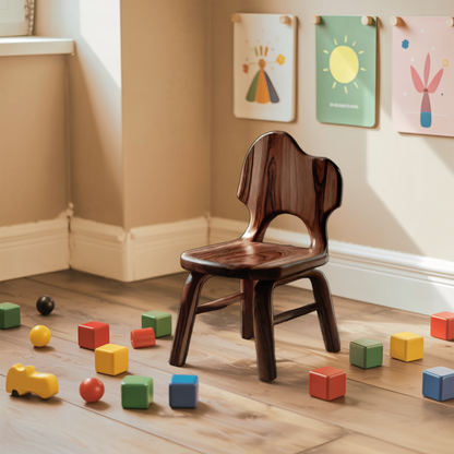 Montessori Toddler Chair With Cute Backrest For Playroom Nursery And Preschool Kitchnce