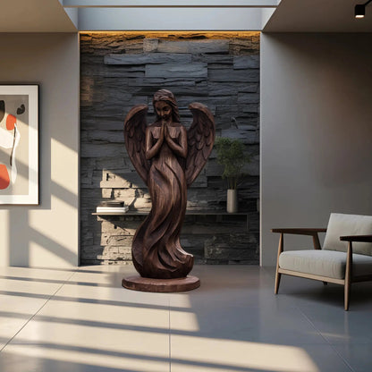 Rustic Abstract Sculpture For Furniture Wall Centerpiece Kitchnce