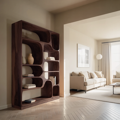 Artistic Bookcase For Living Room Or Bedroom Kitchnce