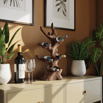 Farmhouse Wine Stand For Kitchen Wine Display Rack Kitchnce