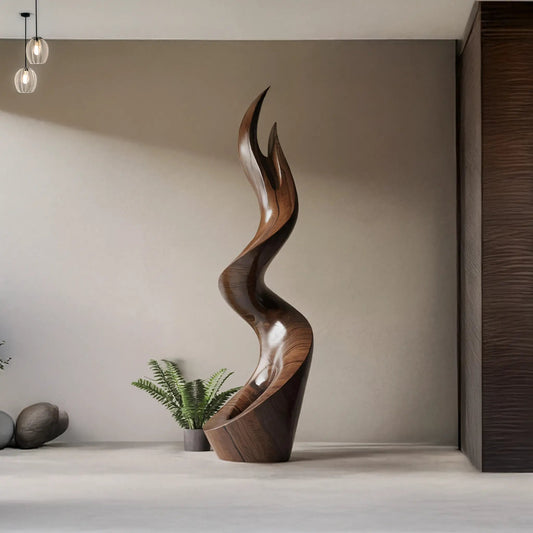 Mid Century Abstract Sculpture For Furniture Wall Art Kitchnce